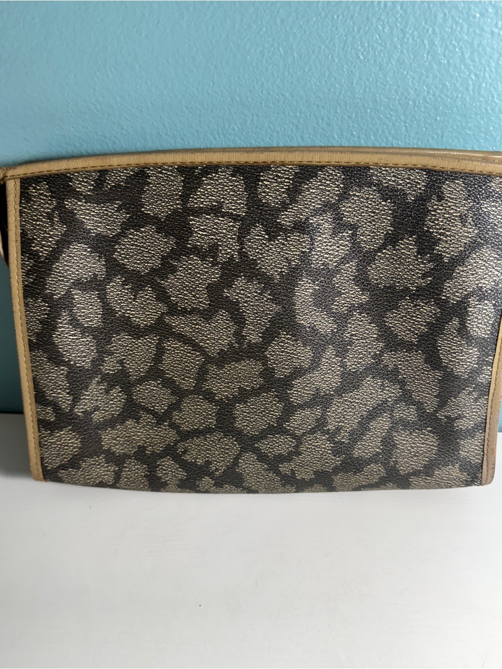 Vintage YSL Yves Saint Laurent Giraffe clutch - Picture 2 of 11